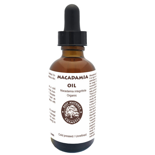 Macadamianussöl - 100 % naturrein, bio, kaltgepresst & nativ